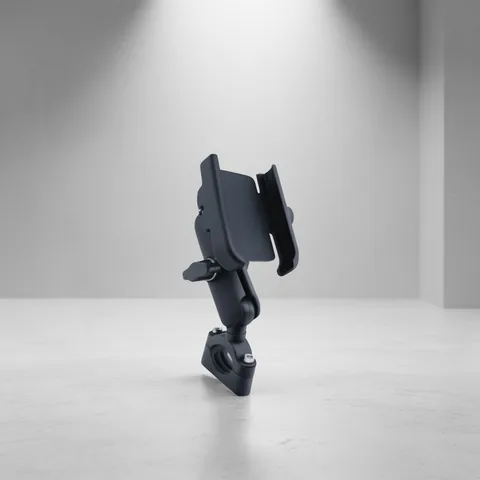 Porta Smartphone Para Manubrio De Moto O Bicicleta De Metal Modelo B-640 Con Brazo Articulado - imagen 4