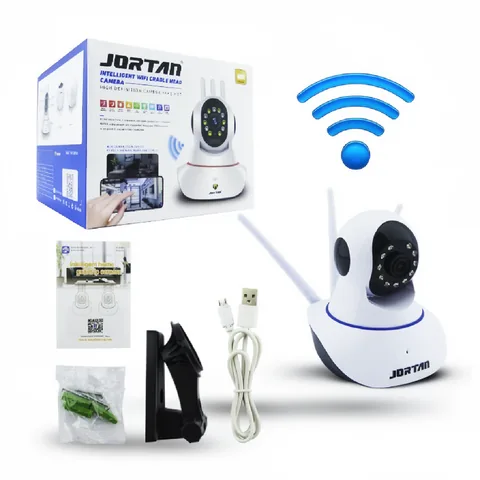 Camara De Vigilancia IP WIFI Marca JORTAN De 11 LED Y 3 Antenas - imagen 2