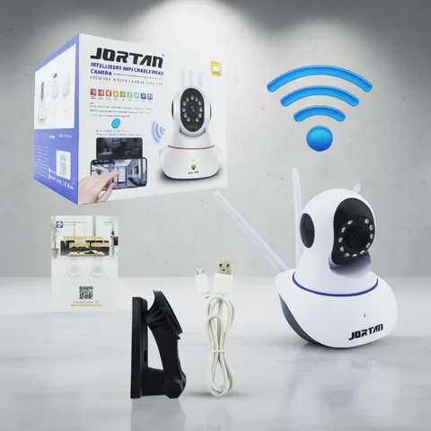 Camara De Vigilancia IP WIFI Marca JORTAN De 11 LED Y 3 Antenas - imagen 4