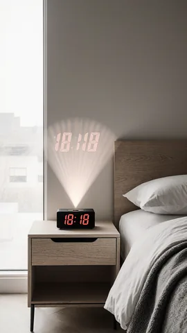 Reloj Despertador Con Proyector Alarma Calendario - REL-DES-PRO-ALA-CAL