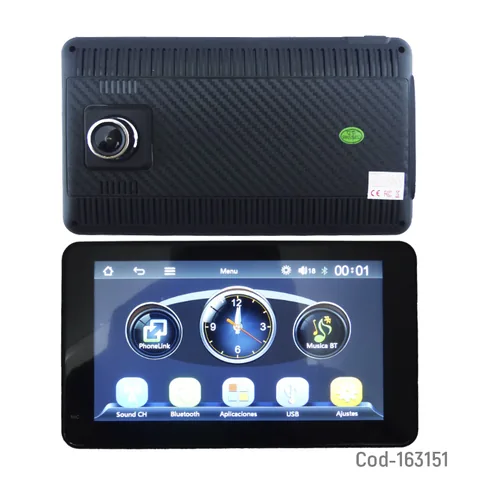 Pantalla 7” Con DVR Para Auto, Touch, Car Play Y Mirror Link. - imagen 3