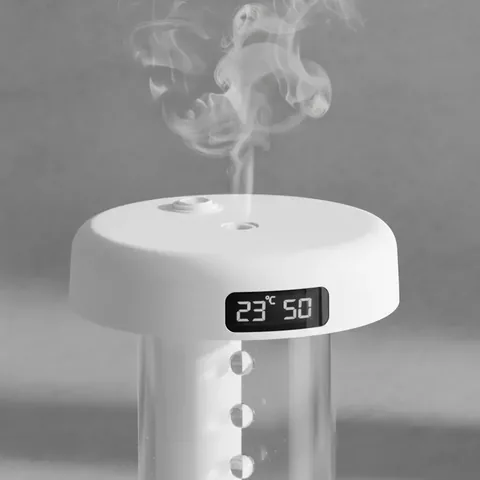 Humidificador Antigravedad con Reloj Digital y Difusor de Aroma - HUM-ANT-REL-DIG-DIF