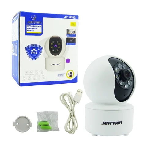 Camara De Vigilancia IP WIFI Marca JORTAN Modelo 8183. Para Interiores - imagen 1