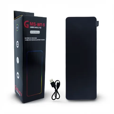 Pad Mouse Gamer Con Luz RGB. Medidas 80X30CM. USB En Caja. - imagen 2
