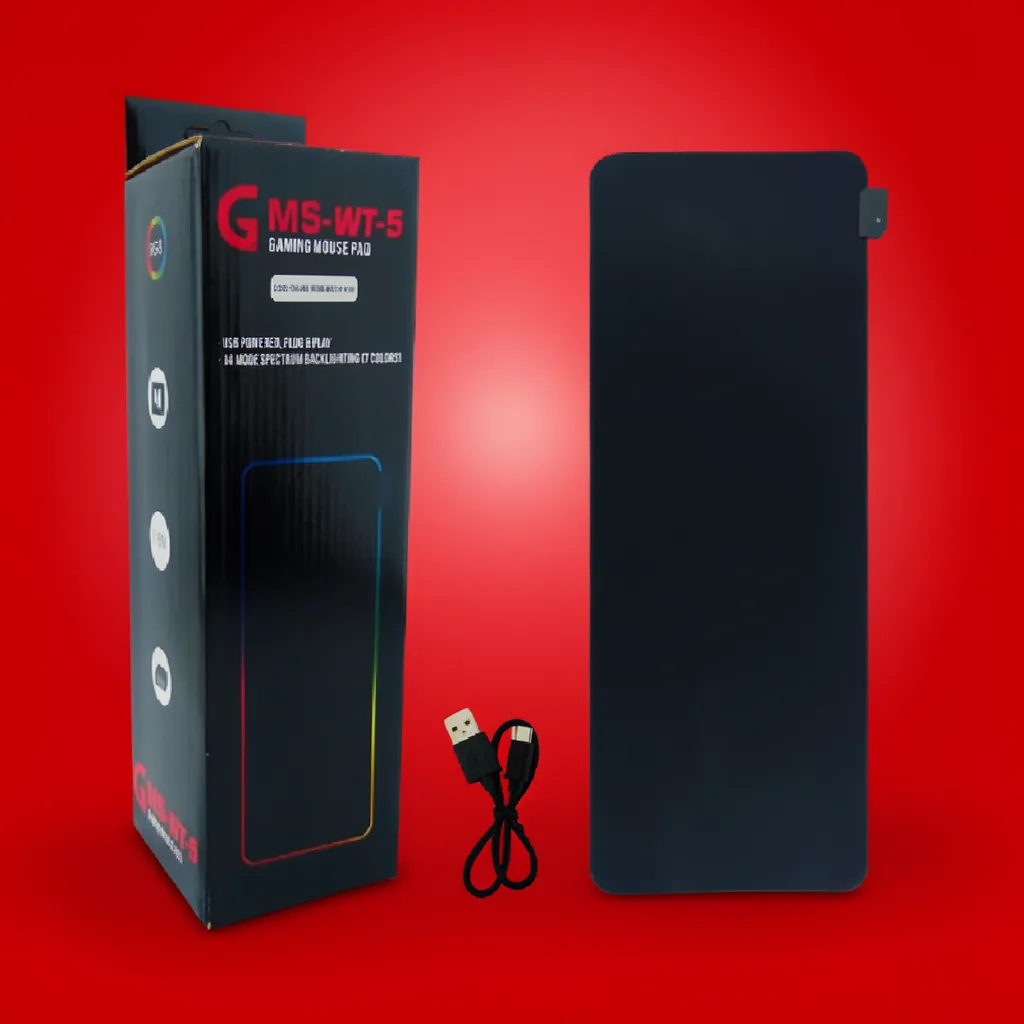 Pad Mouse Gamer Con Luz RGB. Medidas 80X30CM. USB En Caja. - imagen 6