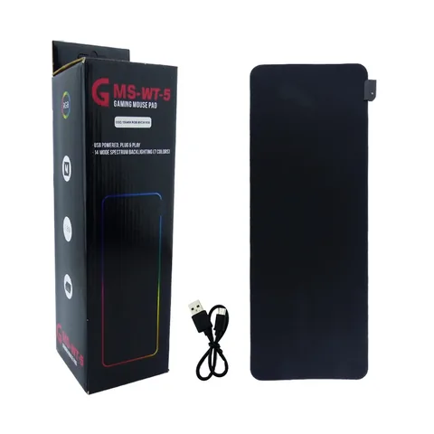 Pad Mouse Gamer Con Luz RGB. Medidas 80X30CM. USB En Caja. - imagen 1