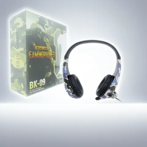 Audifono Para Gamer Con Microfono, PS4/Xbox, BK-09, Camuflado, Regulador De Volumen - imagen 4
