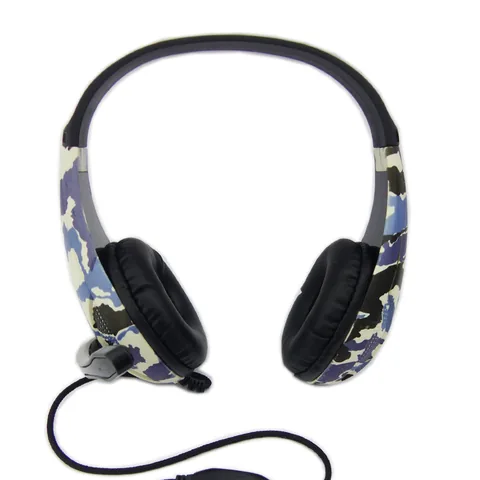 Audifono Para Gamer Con Microfono, PS4/Xbox, BK-09, Camuflado, Regulador De Volumen - imagen 3