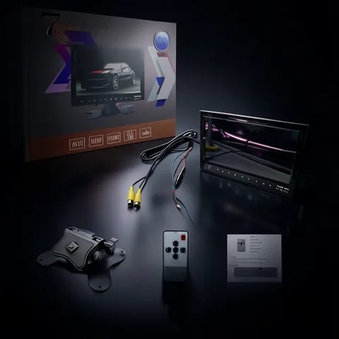 Pantalla De 7” P/Auto, Control Remoto, 12 Volt. En Caja. - imagen 2