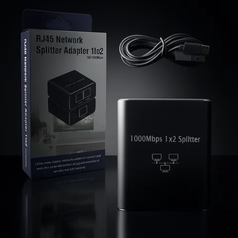 Spliter 1 Por 2 LAN En RJ45 Hasta 1000 Mbps - imagen 2
