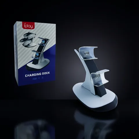 Base De Carga Para Joystick Modelo P5 Doble Puerto USB - imagen 2