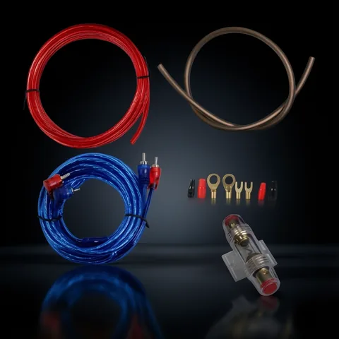Kit Cables De Amplificacion Para Auto, Modelo 4GKT. Premium. - imagen 2