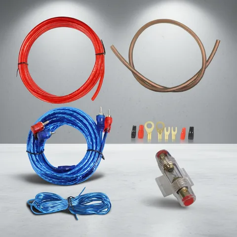 Kit Cables De Amplificacion Para Auto, Modelo 4GKT. Premium. - imagen 4