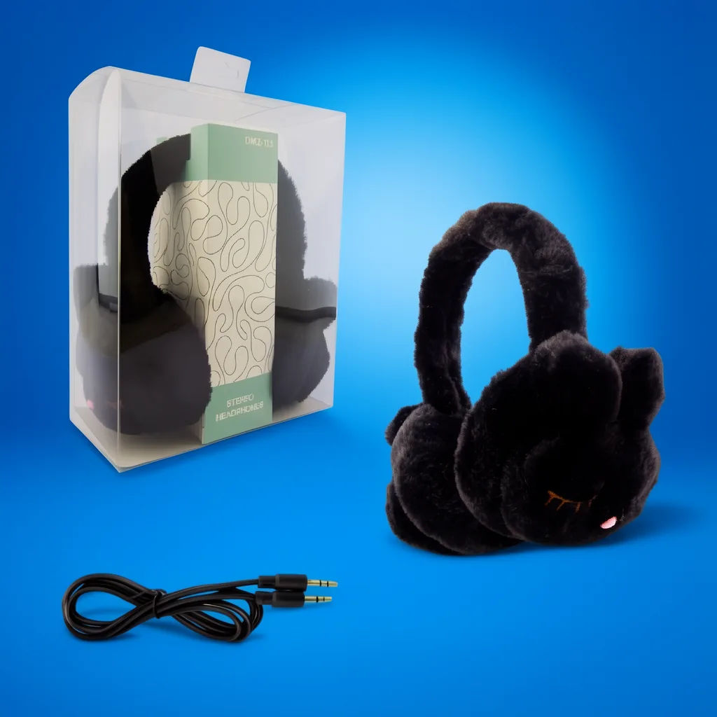 Audifonos Para Niños Con Cable Modelo DMZ-115. Peluche Conejo. - imagen 6