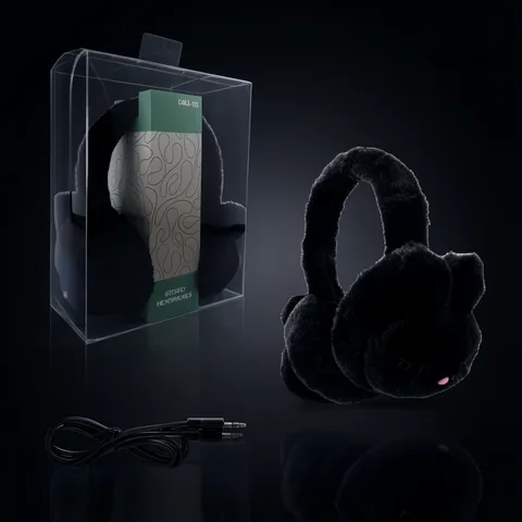 Audifonos Para Niños Con Cable Modelo DMZ-115. Peluche Conejo. - imagen 2