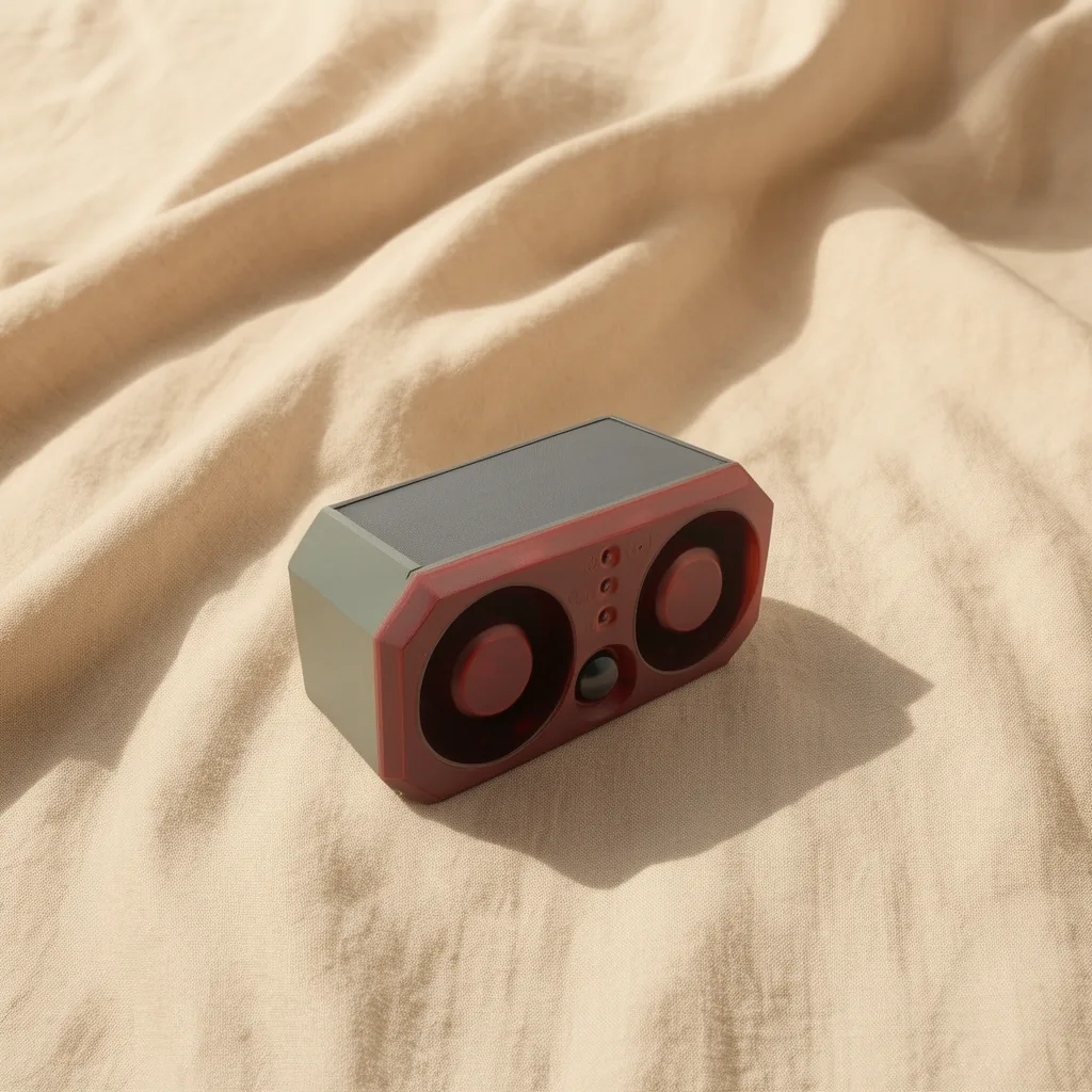 Alarma Sirena Con Baliza Solar, Sonido Para Ahuyentar Animales, Grabador Y Control Remoto. - imagen 6