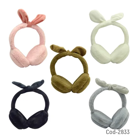 Audifonos Para Niños Con Cable, Vincha, Orejas Peluche, 20 Diseños. En Caja. - imagen 3