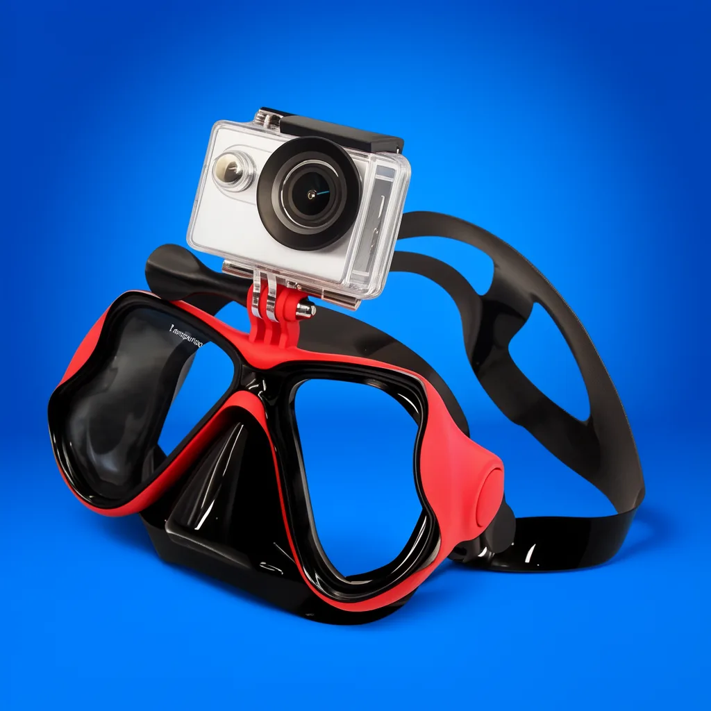 Antiparras De Snorkel Para Camara Gopro, 4 Colores, En Bolsa. - imagen 6