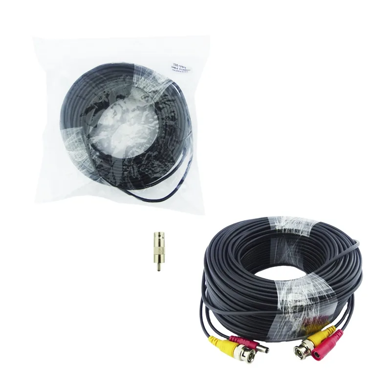Cable Para Camara De Vigilancia De 50 Metros, BNC Y DC. - imagen 5