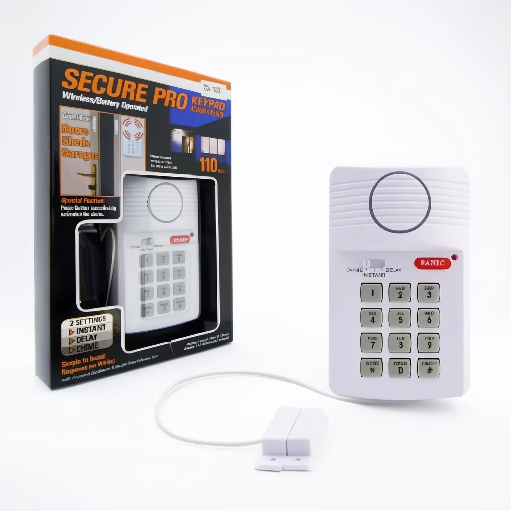 Alarma Para Casa, Secure-Pro, A Pila Con Sensor Magnetico. En Caja. - imagen 4