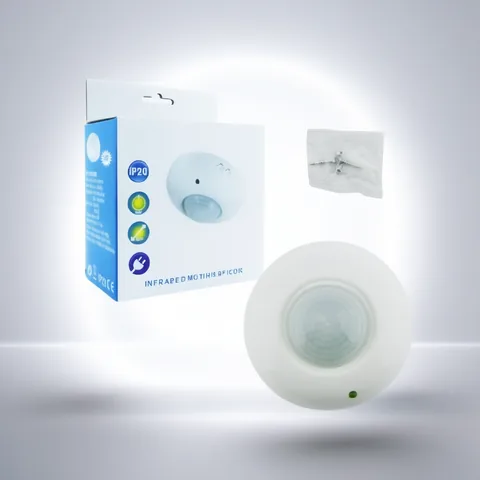 Sensor De Movimiento Infrarrojo Para Techo O Pared De 360 Grados - imagen 4