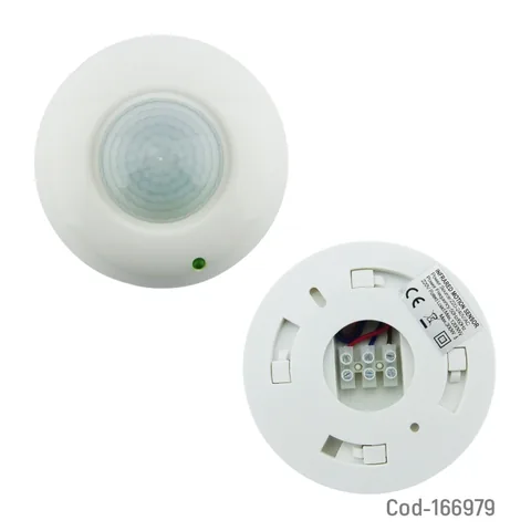 Sensor De Movimiento Infrarrojo Para Techo O Pared De 360 Grados - imagen 3