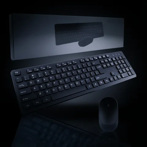 Teclado En Español Y Mouse Inalambrico Modelo 8875. - imagen 2