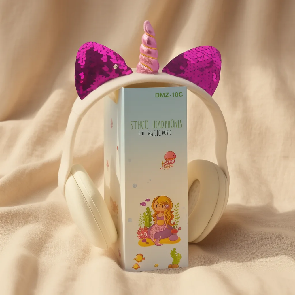 Audifonos Para Niños De Cintillo, Diseño Unicornio. - imagen 6