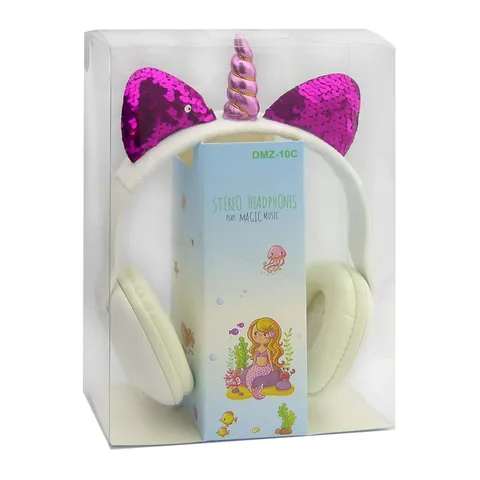 Audifonos Para Niños De Cintillo, Diseño Unicornio. - imagen 1