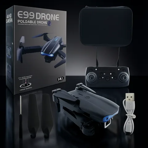 Drone Modelo E99 Wifi Con 1 Camara 4K Con Estuche. - imagen 2