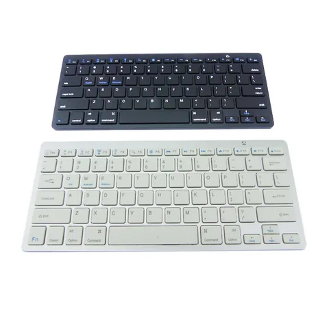 Teclado Bluetooth, Blanco/Negro Universal En Caja. - imagen 3
