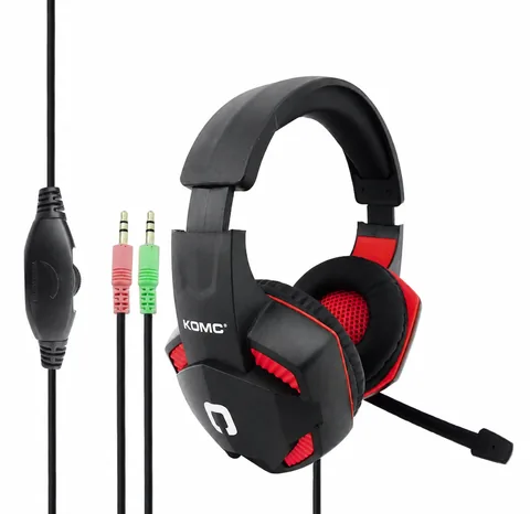 Audífono Gamer Estéreo Komc G302 - AUDIFONO-GAMER-COLOR-ROJO-2