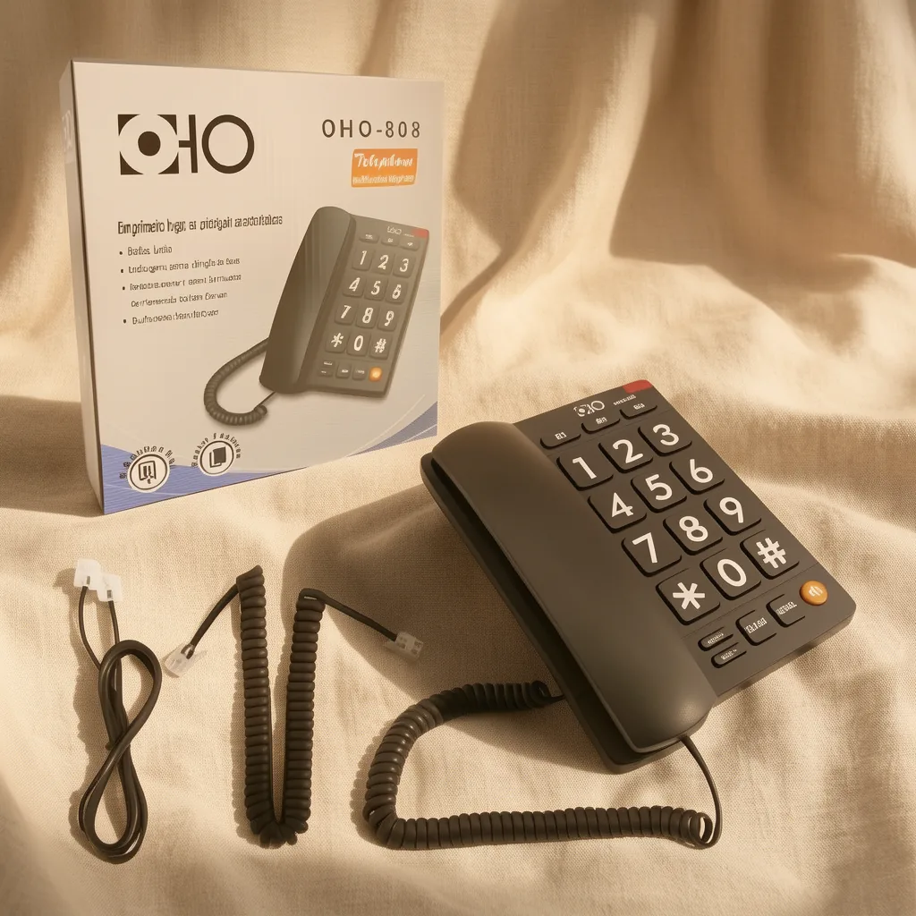 Telefono De Red Fija Marca OHO Modelo 808. - imagen 10