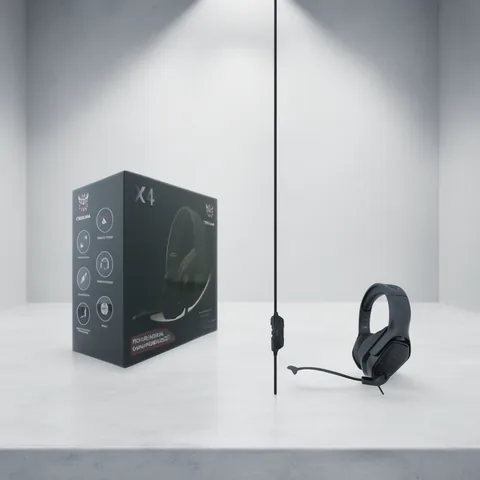 Audifono Para Gamer Con Microfono, PS4, XBOX, Switch. Onikuma, Con Luz, Modelo X4. - imagen 4