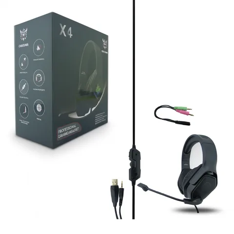 Audifono Para Gamer Con Microfono, PS4, XBOX, Switch. Onikuma, Con Luz, Modelo X4. - imagen 2