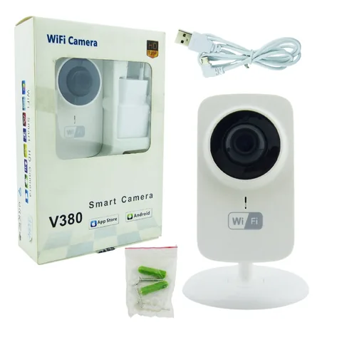 Camara De Vigilancia IP Fija Mini Con Wifi Y TF Modelo V380. - imagen 1