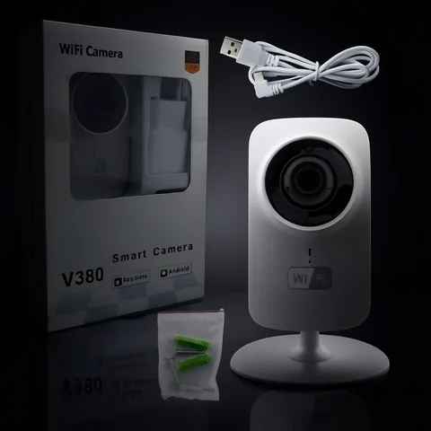Camara De Vigilancia IP Fija Mini Con Wifi Y TF Modelo V380. - imagen 2