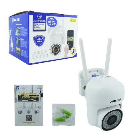 Camara De Vigilancia IP Extension Wifi, Dual Band 2.4 Y 5G Marca JORTAN Con 36 LED Y APP YOSEE - imagen 1