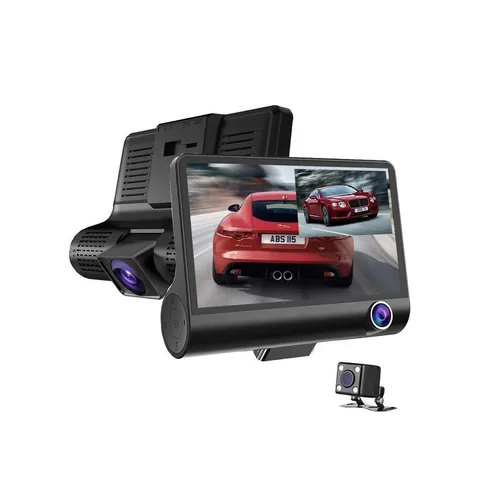 Camara DVR Triple Camara LCD 4" Para Auto - imagen 3