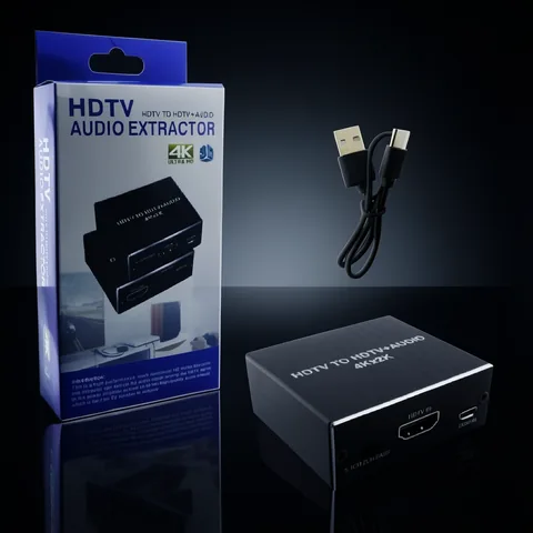 Convertidor Extractor De Audio HDMI A HDMI-Optico Con Jack 3.5 MM - imagen 2