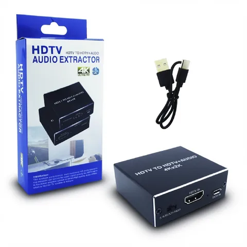 Convertidor Extractor De Audio HDMI A HDMI-Optico Con Jack 3.5 MM - imagen 4