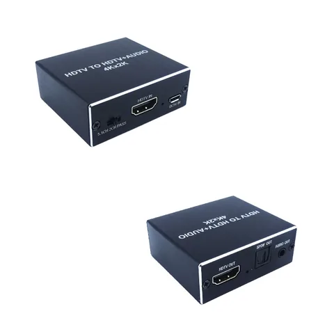 Convertidor Extractor De Audio HDMI A HDMI-Optico Con Jack 3.5 MM - imagen 3
