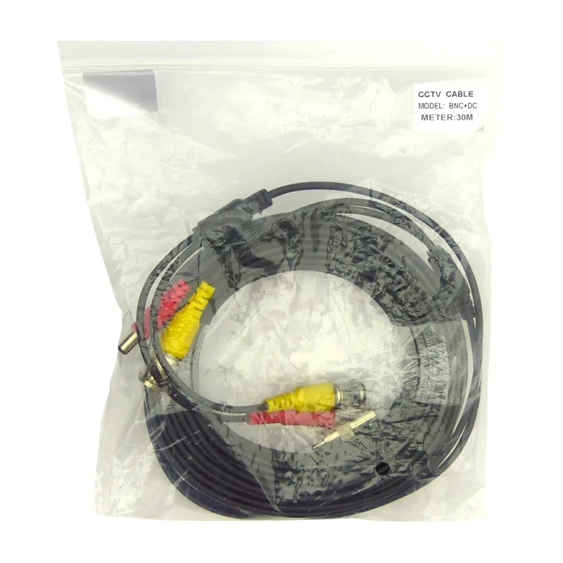 Cable Para Camara De Vigilancia, 30 Metros BNC+ DC. En Bolsa - imagen 5