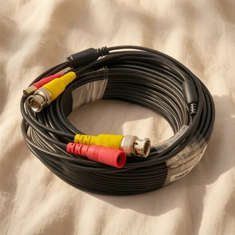 Cable Para Camara De Vigilancia, 30 Metros BNC+ DC. En Bolsa - imagen 4