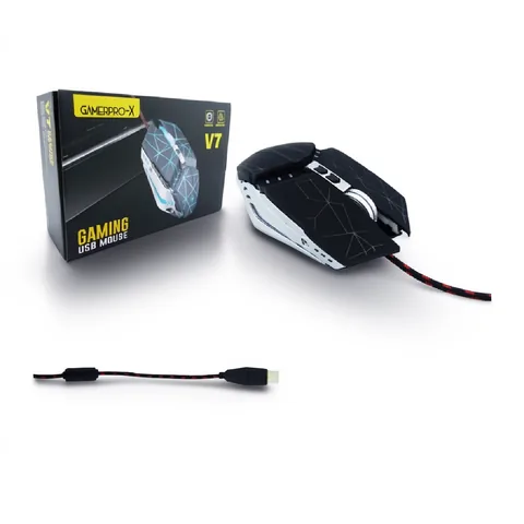 Mouse Gamer USB. Marca GAMEPRO-X. Modelo V7 Con Luz - imagen 4