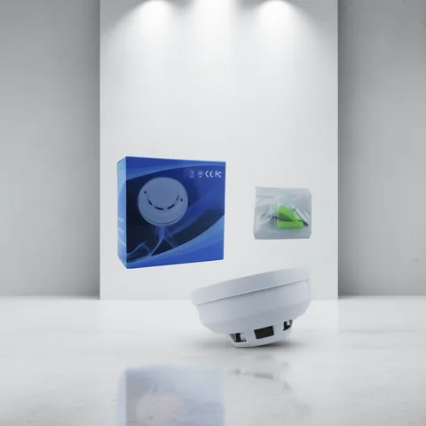 Detector De Humo Con Sensor Anti-Incendio De Señal Para Alarma ( No Incluida ) - imagen 4