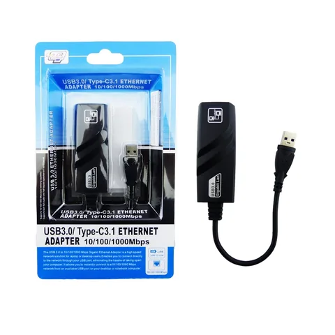 Cable Adaptador De USB 3.0 A LAN RJ-45 De 10/100/1000 Mbps. - imagen 1