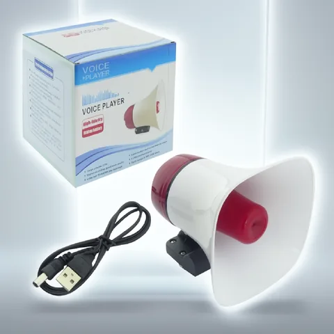 Megafono Mp3 5 Volt Recargable, Graba, TF, USB, C/Iman. - imagen 4