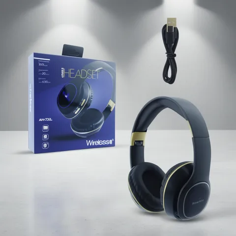 Audifono Cintillo Bluetooth Modelo AIN-730L Con Luz Y Conexiones TF-AUX, Radio FM. Recargable. - imagen 4