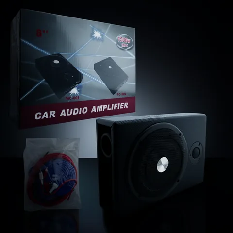 Subwoofer Amplificado Para Auto Modelo PC-801 De 1500 Watt Y Tamaño 8 Pulgadas - imagen 2